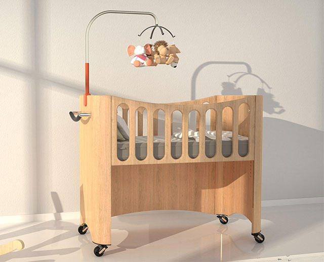 Baby Cot-B.W.C-007 - Image 2